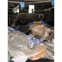 First Impressions Matter Most! Once we managed to pry the garage door open, this is the first thing we saw.