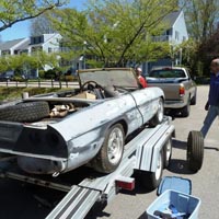 Loading 'er up for the trip home.