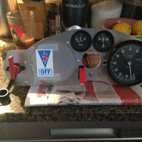 Homemade gauge cluster, just the minimum