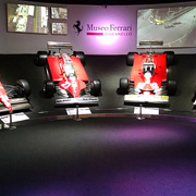 Some Ferrari race cars