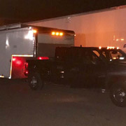 Before everything, transport-wise, went sideways. A big-ass trailer.