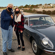 World-famous car guy Jay Leno, the delightful Colleen Venable, and the star of the show