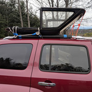 The top leaving the Thomases' residence in NH