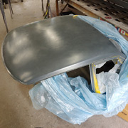 Stripped, repaired, and primed