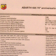 Abarth 695 anniversary sticker