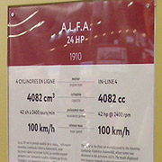 FCA Heritage ALFA 24hp plaque