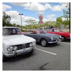 Three Giulias of VERY different flavors - Rick & Linda Lesniewicz's Super, Tom Lesko's Spider Veloce 