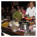 The buffet table from another perspective