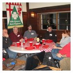 L-R: Brian Shorey, Mike Wrigley, Ian Anderson, Jonathan Kirshtein, Rachel Kirshtein, Andy Kress