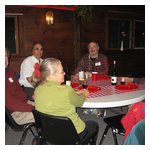 Clockwise from front: Arline & Dave France (from way up in NH), Frank La Sala (from way down in CT), Tom Lesko, John Basel