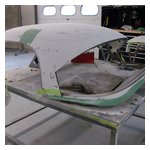 Mercedes 300SL hardtop in process