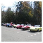 Lined up at our pit stop in the DAR Forest