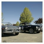 Tom Lesko's Giulia Spider, Roger Cassin's 1900 CSS, and Dan Nicholes's Duetto