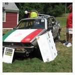 Mike Lawton displayed his race-proven Milano among the other special cars