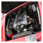 The '59 Spider 2000 engine bay