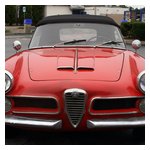 The front end of Roger and Karen Carlson's ‘59 Spider 2000