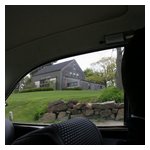 The view out the side of Frank & Karen's GTV...