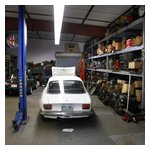 Inside Paul's shop