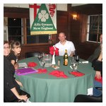 A few shot of the Alfisti enjoying dinner at our tables