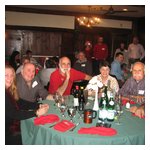 A few shot of the Alfisti enjoying dinner at our tables