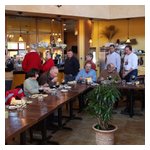 Some shots of the crowd gathering, mingling, schmoozing, and dining