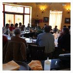 A few shots of the meeting members / gourmands