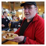 John Paradiso raving about the dessert, as did everyone else