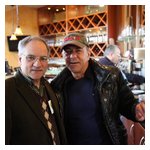 Our photographer Carmine (L) with restaurant owner Carmelo
