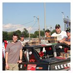 Some shots of the ecstatic victorious team of Scuderia Limoni with their winnings
