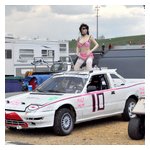 MILF Racing.  The lingerie and indeed the milf managed to stay on throughout the entire race.