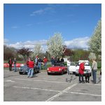 Some shots of the Alfas and Alfisti assembling in Hingham Harbor
