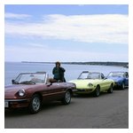 Stopped along the Minot's Ledge waterfront for our obligatory seaside Alfa line-up photo-op