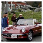 Gathered around Dan & Deb Donavan's '88 Spider