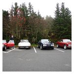 A few shots of our mighty Sortiers in the parking lot at the summit of Mt. Greylock