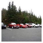 A few shots of our mighty Sortiers in the parking lot at the summit of Mt. Greylock