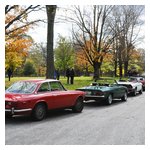 Some shots of our cars at the Barre town common