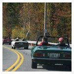 Some shots of our cars along the road