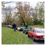 Some shots of our cars at the Barre town common