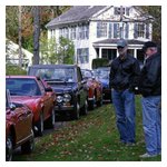 Some shots of our cars in the quaint town of Petersham