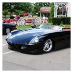 This custom Spider is built over a tube frame! The builder says he is talking to Factory 5, the Cobra people in MA, about going into production.