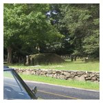 The very old West Cemetery in Sherborn, where an answer to a question awaited