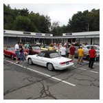 A few shots of the weather-defying Alfisti and their cars at the start in Westwood