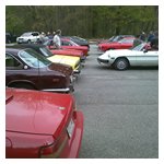 A few shots of the Alfas and Alfisti in the Glynn Motorsports parking lot