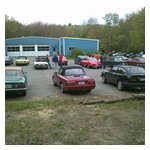 A few shots of the Alfas and Alfisti in the Glynn Motorsports parking lot