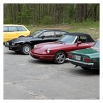 A few shots of the Alfas and Alfisti in the Glynn Motorsports parking lot
