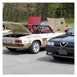 A few shots of the Alfas and Alfisti in the Glynn Motorsports parking lot