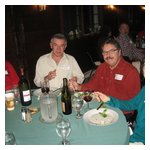 The roomful of Alfisti enjoying the holiday feast