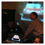 Tom Lesko brought a great free-running slide show of this year's events