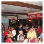 The roomful of Alfisti enjoying the holiday feast