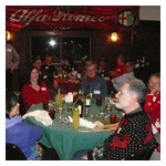The roomful of Alfisti enjoying the holiday feast